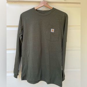 Olive Carhartt work shirt